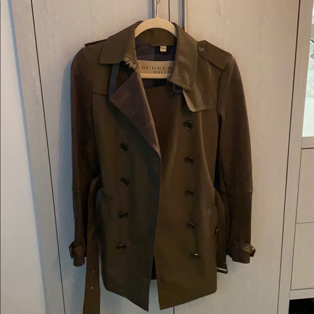 Burberry Brit Lamb Leather Jacket